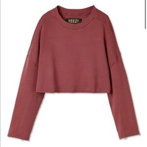 Yeezy Season 1 YZY 🥇 Crewneck Cropped Sweatshirt